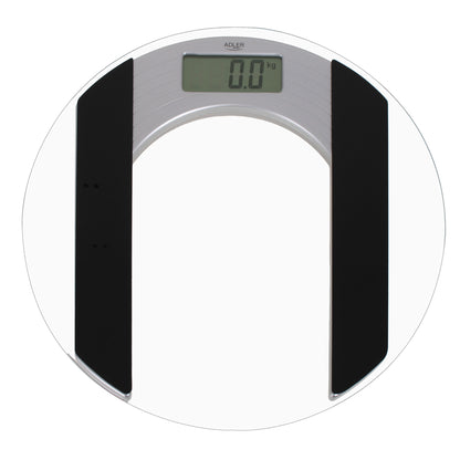 Báscula De Baño Digital Cristal Templado, Alta Medición 150 Kg 100 G, Apagado Automático, Fácil Adler Ad8122 Transparente_4