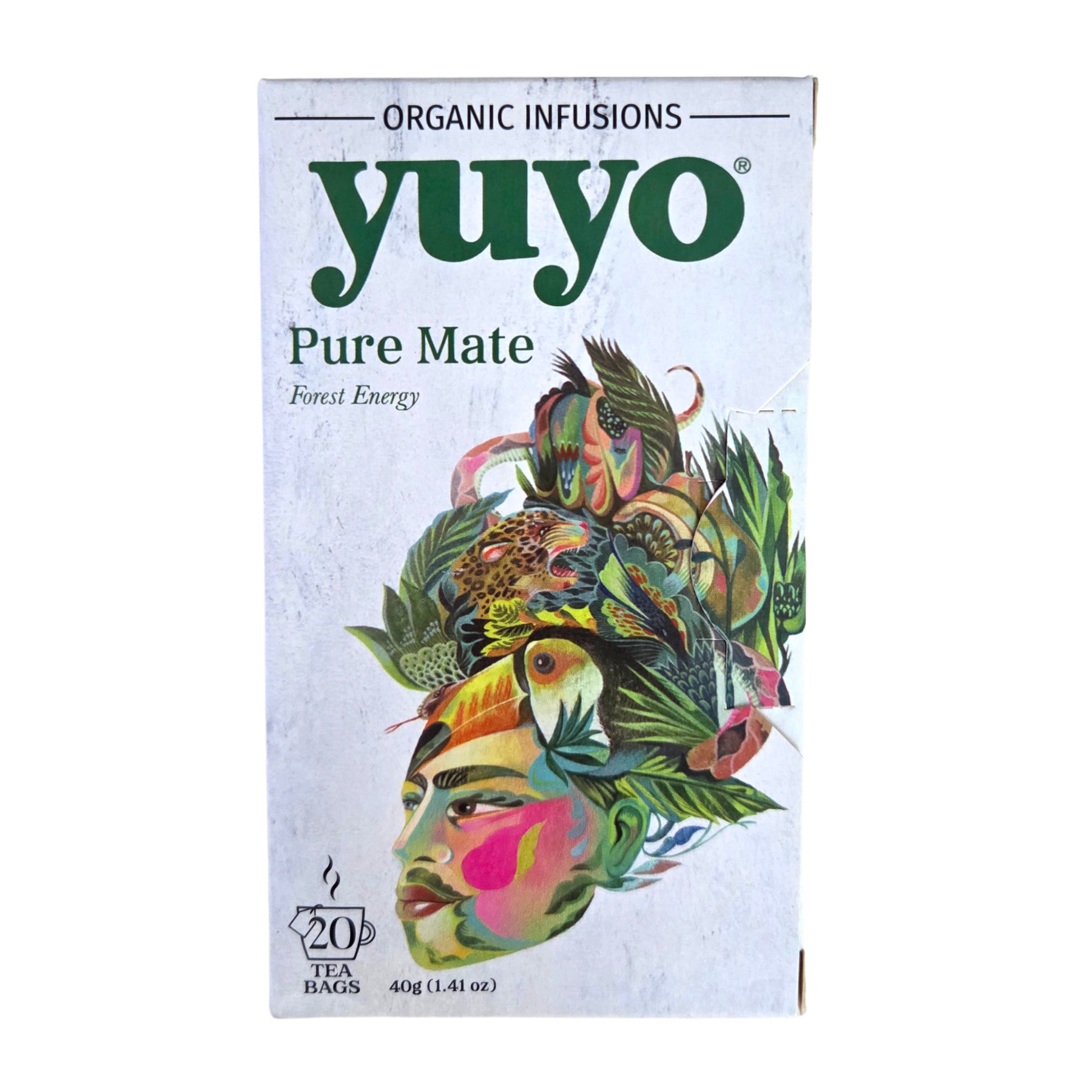 Yuyo Pure Té Mate – 20 Bolsitas Infusión Mate Bio_0