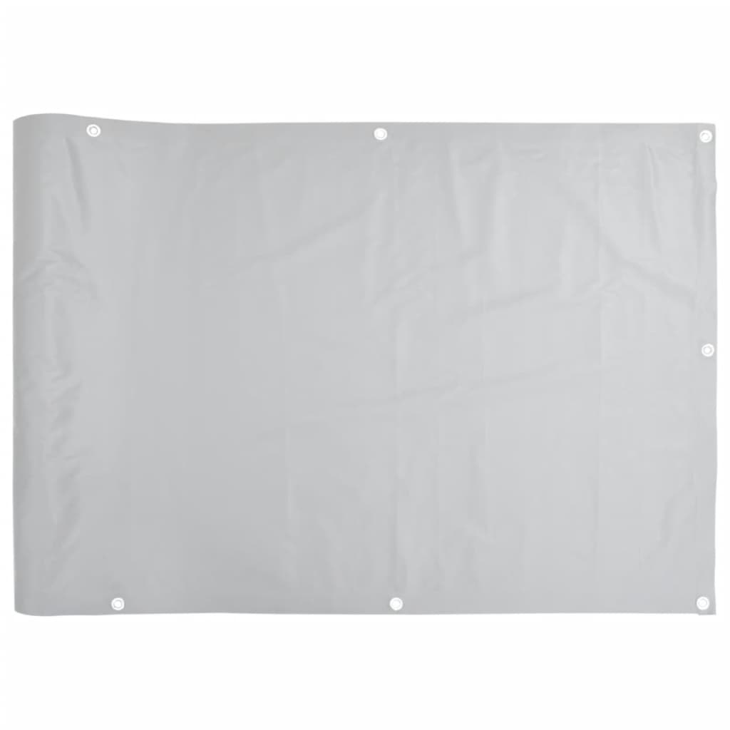 Pantalla De Privacidad De Balcón Pvc Gris 1000x90 Cm / Vetonek_1