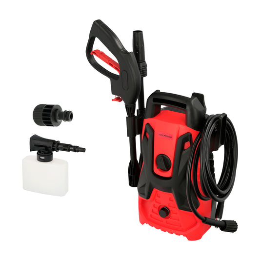 Hidrolimpiadora Alta Presiã³n 100 Bares 1,300 Watt, Con Accesorios, 270 Litros / Hora, Limpiadora De Agua Con Deposito Detergente_0