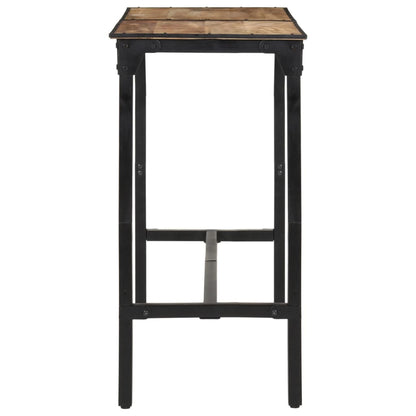 Mesa De Bar Madera Maciza De Mango Rugoso 150x55x107 Cm_3