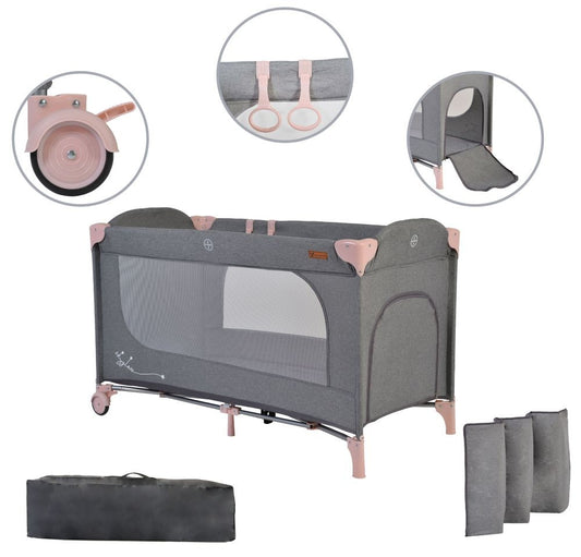 Cuna De Viaje Skyglow 1 Pink_0
