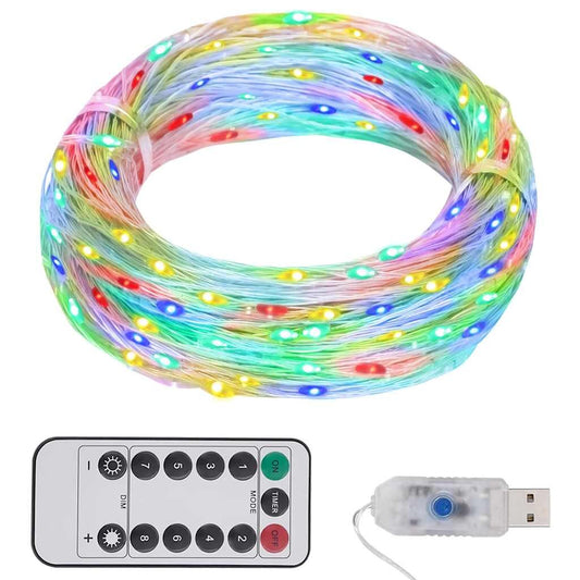 Vidaxl Tira De Luces Con 300 Led Pvc Multicolor 30 M_0
