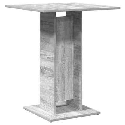 Mesa De Bistró Madera Contrachapada Gris Sonoma 60x60x75 Cm_4