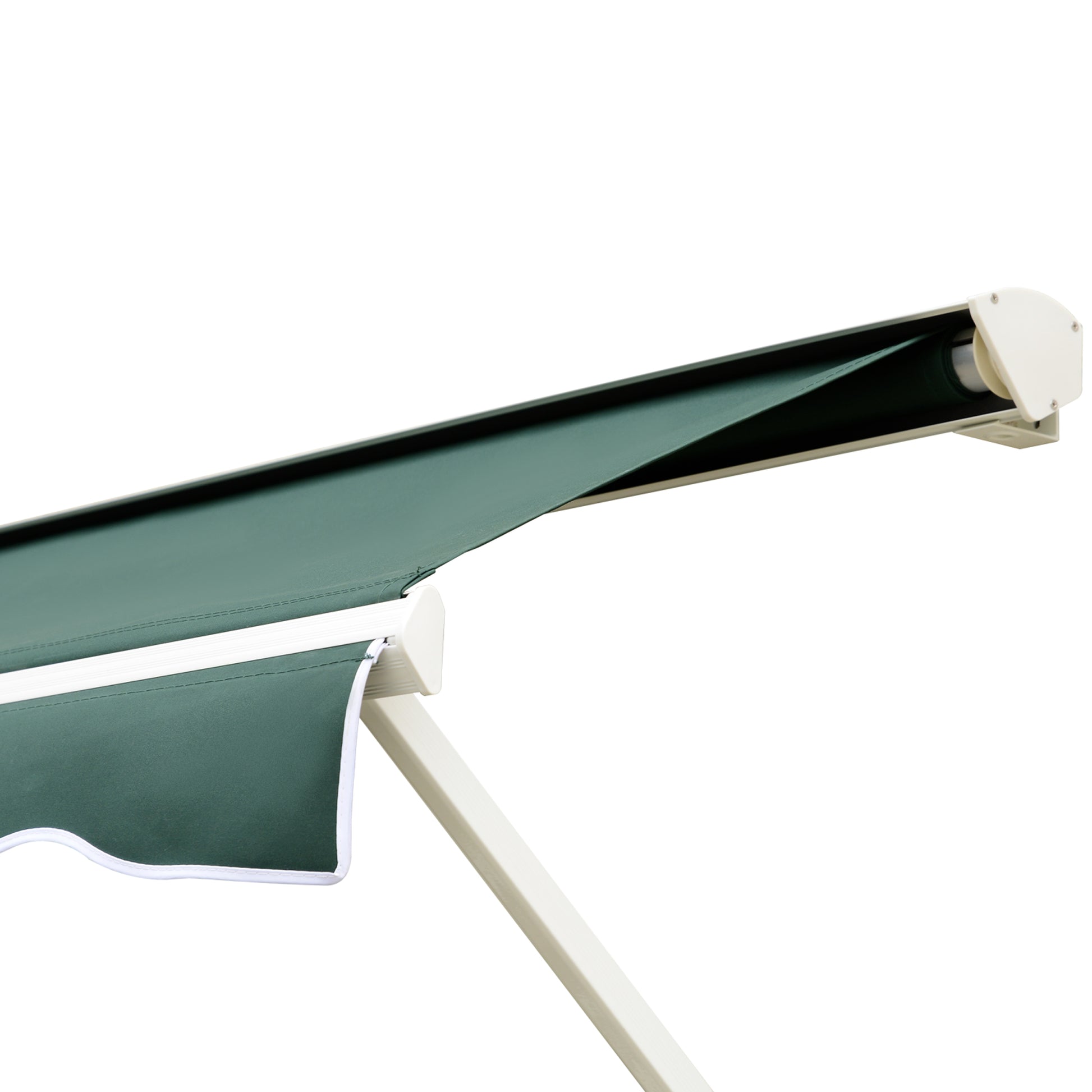 Outsunny Toldo Manual De Aluminio Ventana Exterior Ángulo Ajustable Impermeable_3