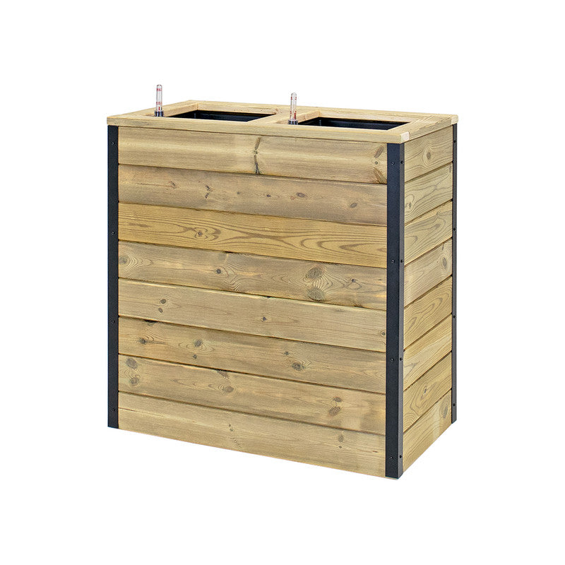 Jardinera De Madera Con Autorriego 75x40x80 Cm Nidum Hortalia_2