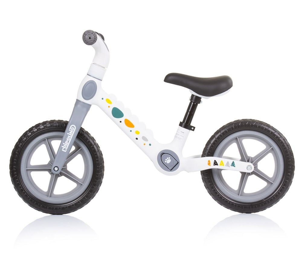 Bicicleta Infantil Sin Pedales Dino White Grey_1