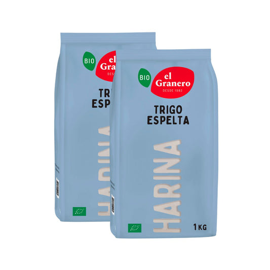 Pack 2x Harina de Espelta Blanca Bio El Granero 1kg