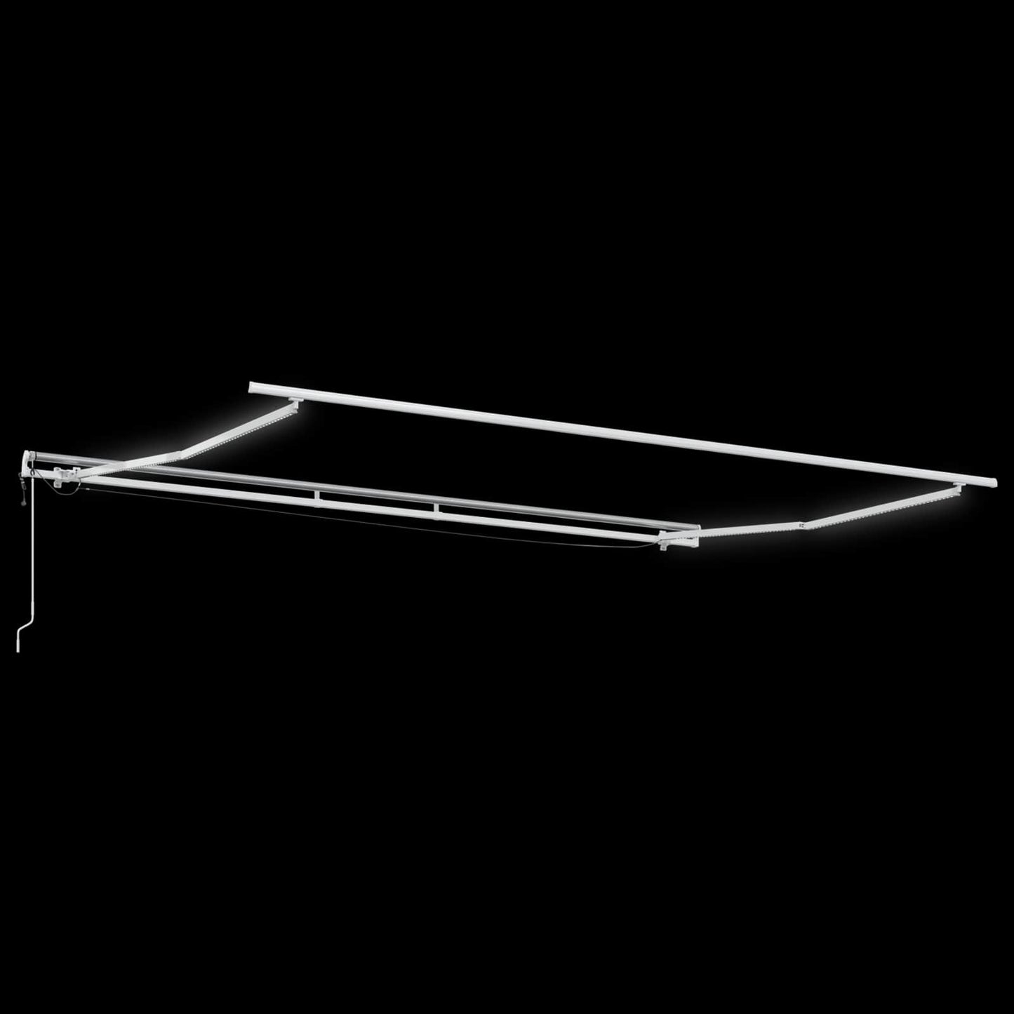 Toldo Retráctil Amarillo Y Naranja 400 X 350 Cm Poliéster_5