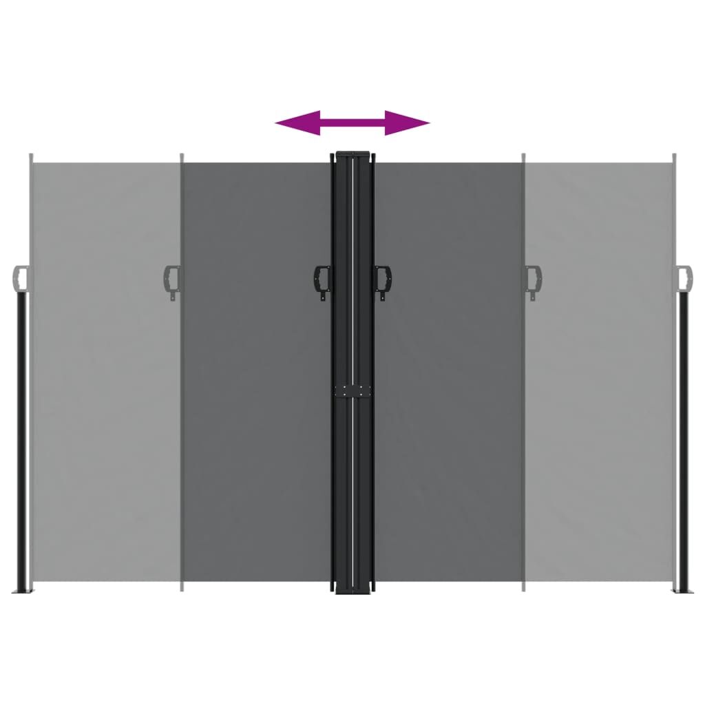 Vidaxl Toldo Lateral Retráctil Negro 220x1200 Cm_4