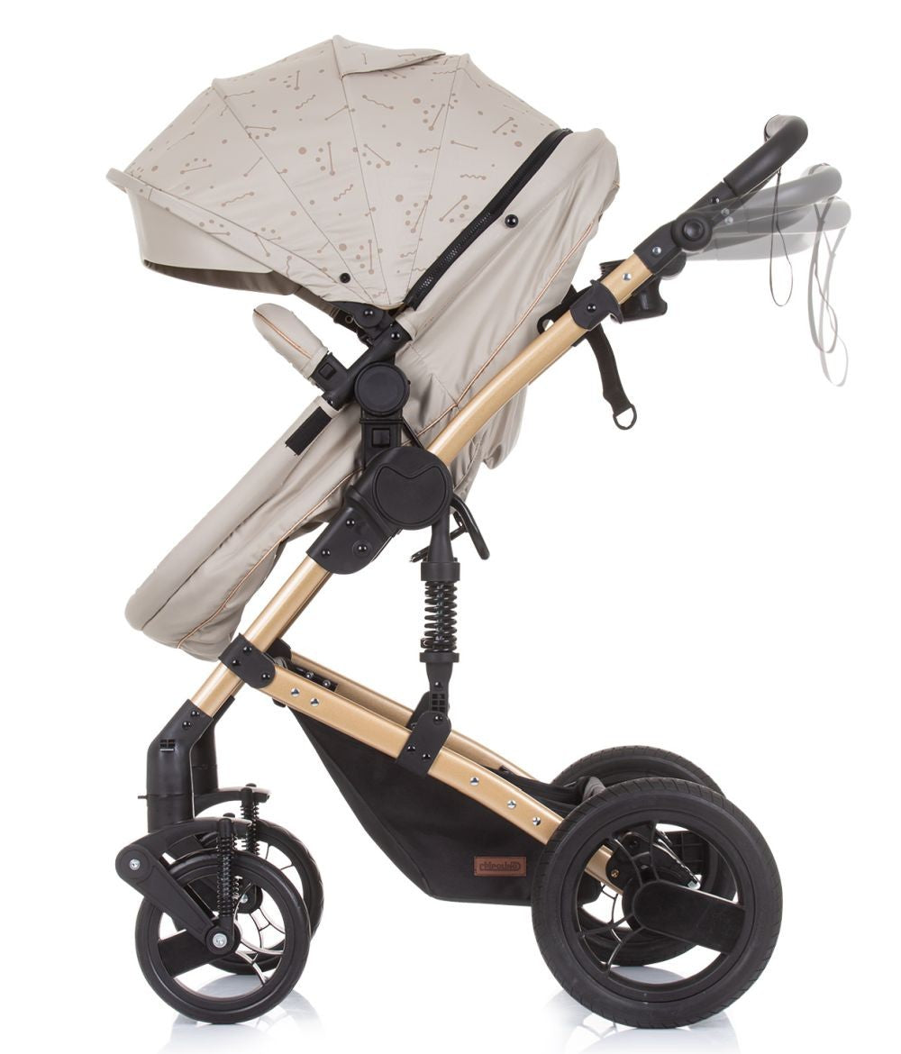 Carrito De Bebé Camea Dúo Convertible Con Bolso Sand_3