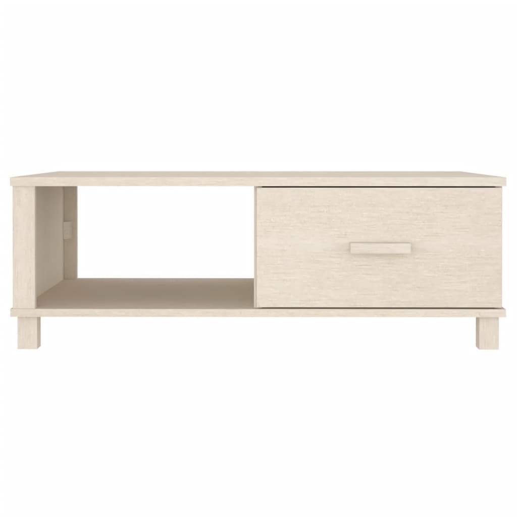 Mesa De Centro Hamar Madera Maciza Pino Marrón Miel 100x55x35cm_3