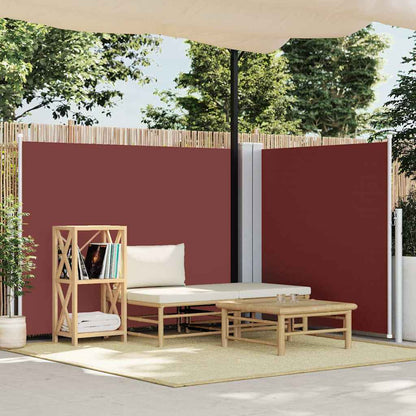 Vidaxl Toldo Lateral Retráctil Marrón 140x1000 Cm_1