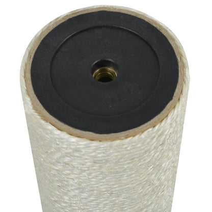Vidaxl Poste Rascador Para Gatos 8x45 Cm 10 Mm Beige_1