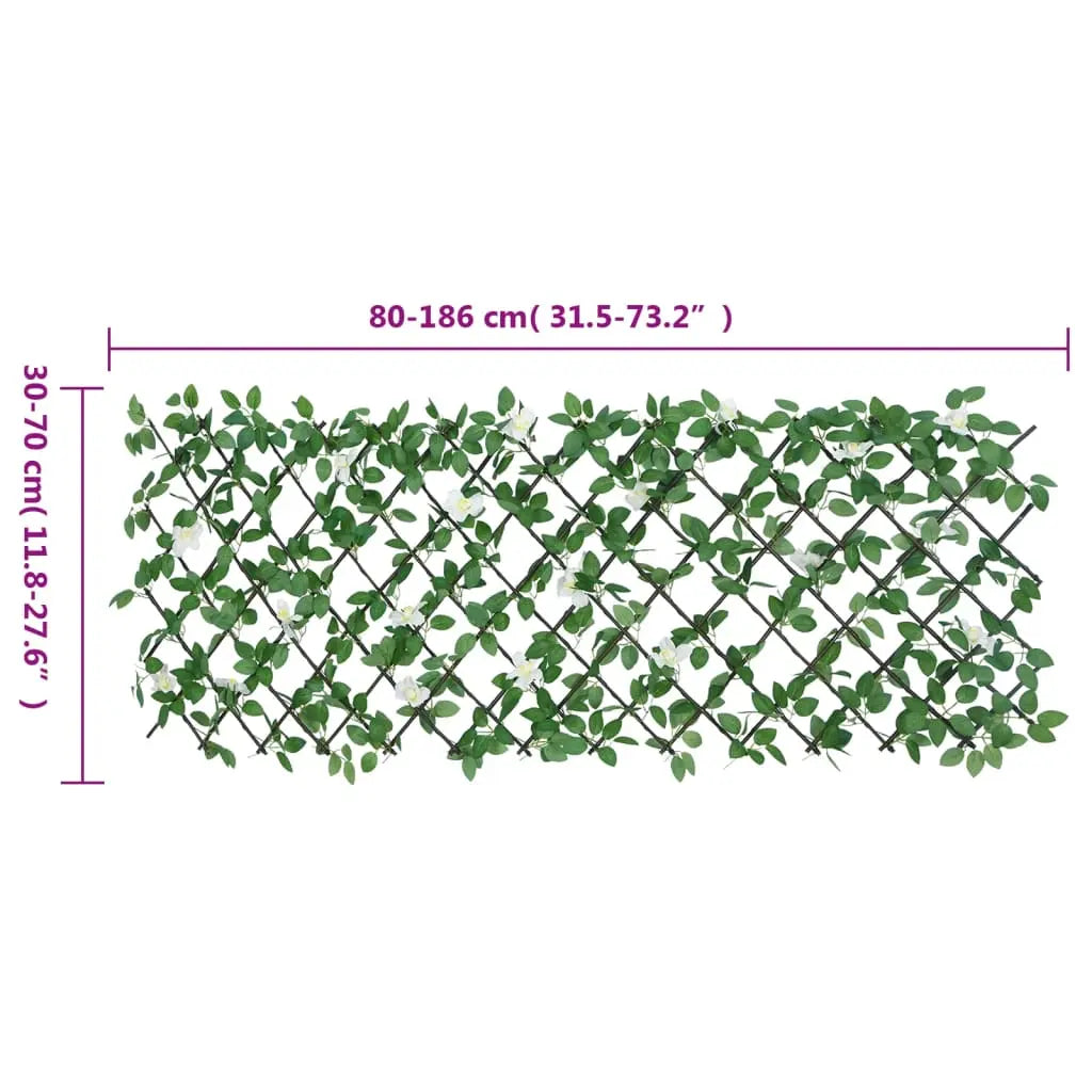 Enrejado Expansible De Hiedra Artificial Verde 5 Uds 186x30 Cm / Vetonek_2