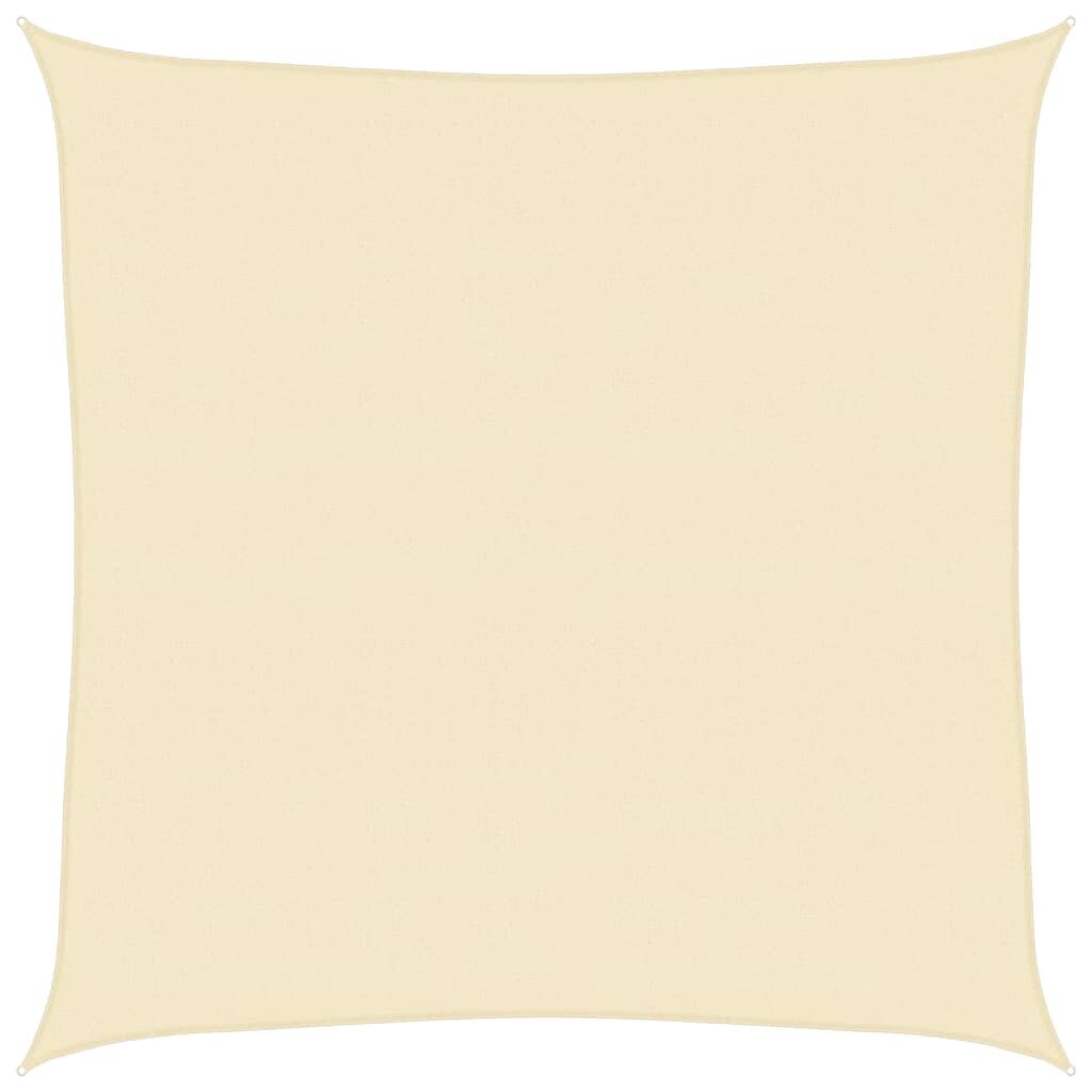 Vidaxl Toldo De Vela Crema Hdpe 160 G/m² 6x6 M_0