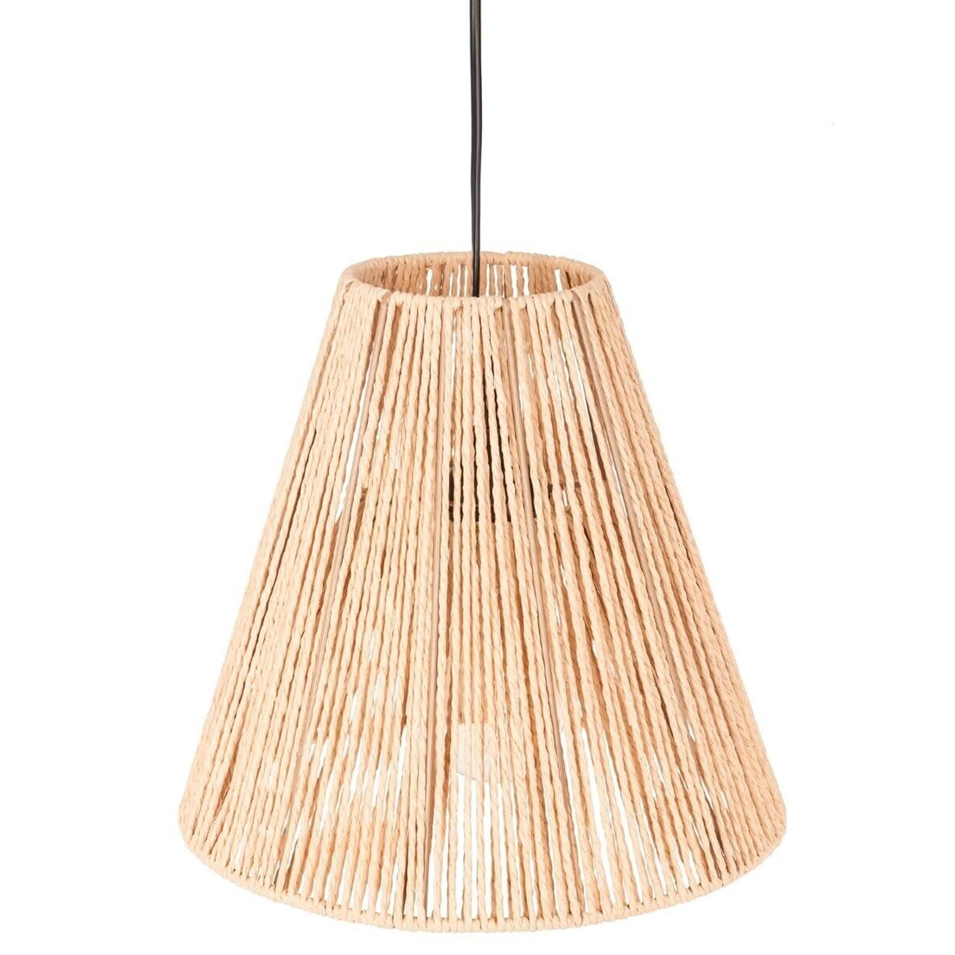 Well Home Lámpara De Techo De Suspensión De Cuerda Etnik Ø30x27cm_0