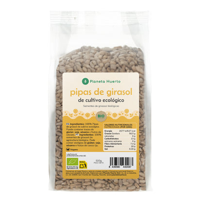 Pipas peladas de Girasol ECO Planeta Huerto 500 g