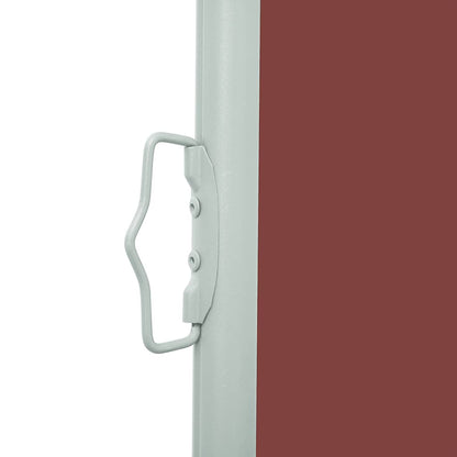 Vidaxl Toldo Lateral Retráctil De Jardín Marrón 120x500 Cm_3