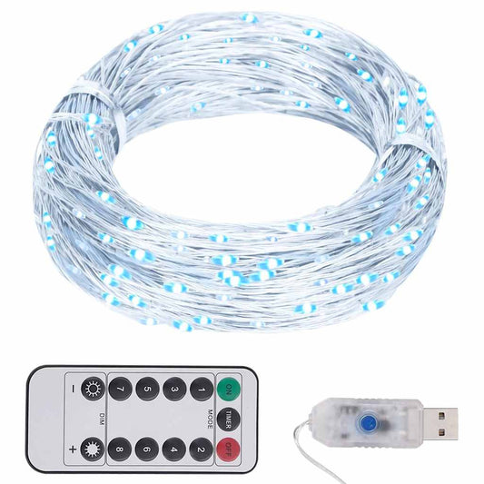 Vidaxl Tira De Luces Con 150 Led Blanco Frío Pvc 15 M_0