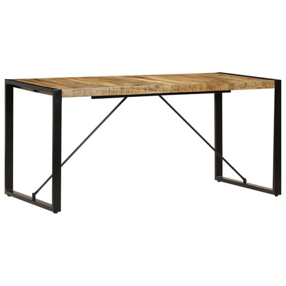 Mesa De Comedor De Madera Maciza De Mango 160x80x75 Cm_0