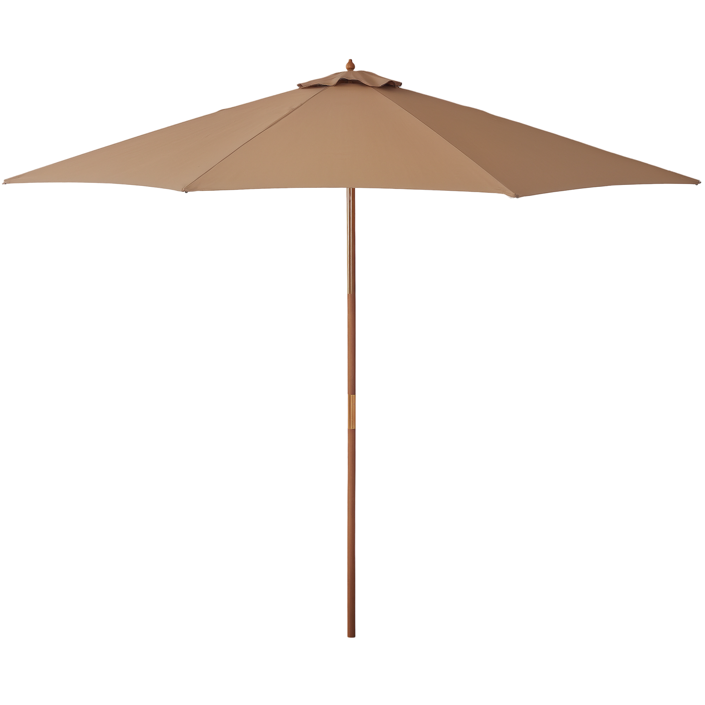 Outsunny Sombrilla De Jardín Ø300 Cm Con Sistema De Polea Y Techo Ventilado_0
