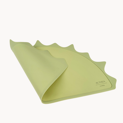 Vajilla De Silicona Orgánica - 8 Piezas - Verde Oliva.