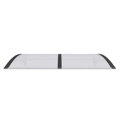 Marquesina De Puerta Policarbonato Negro 150x100 Cm_3