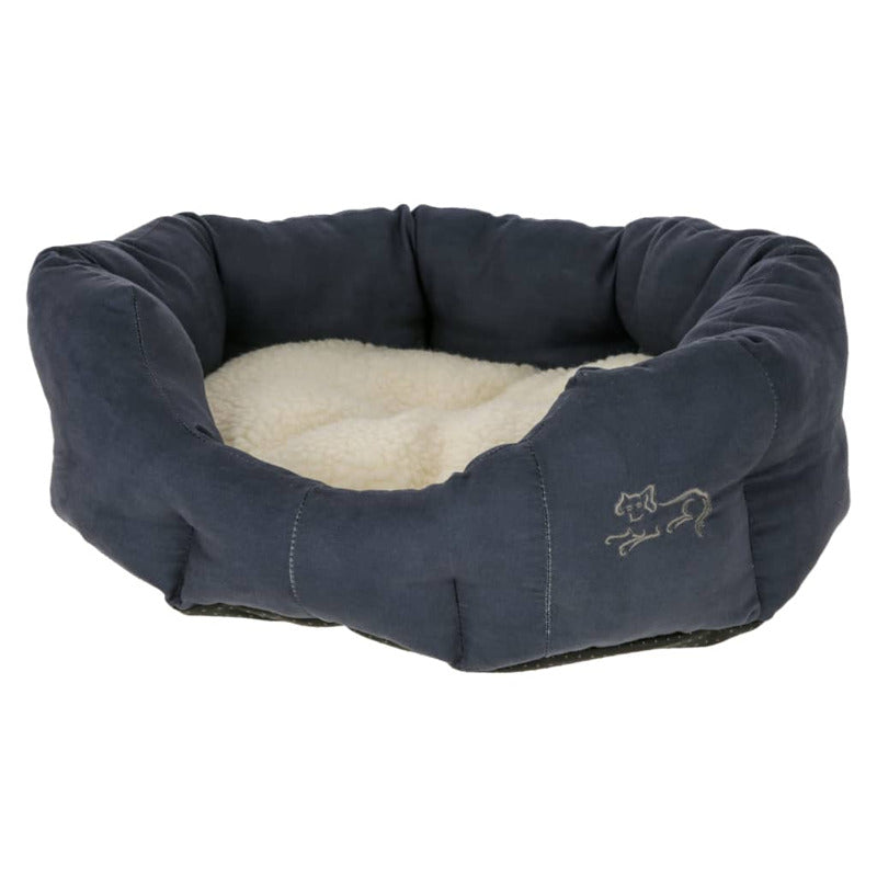 Kerbl Cama Para Perros Suave Angi Azul 64x57x14 Cm_0