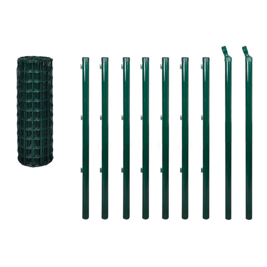 Set De Euro Valla Acero Verde 10x1 M / Vetonek_0