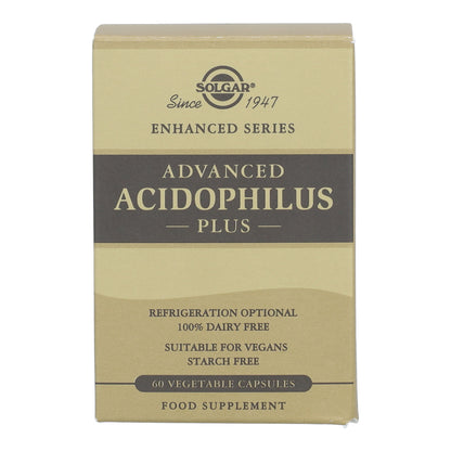 Pack 2x Acidophilus plus avanzado Solgar 60 cápsulas vegetales