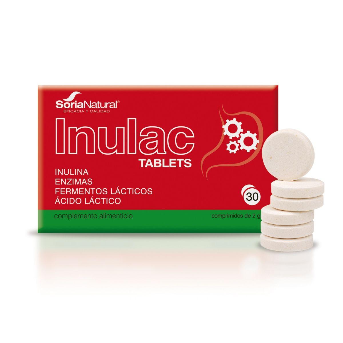 Inulac Soria Natural, 30 tabletas