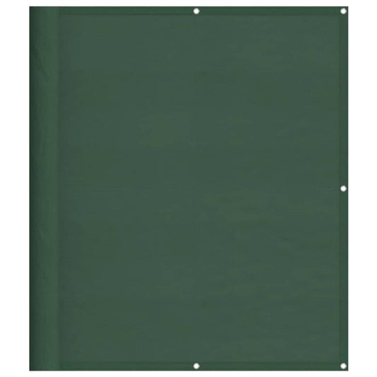 Vidaxl Pantalla De Balcón 100% Poliéster Oxford Verde Oscuro 120x700cm_0