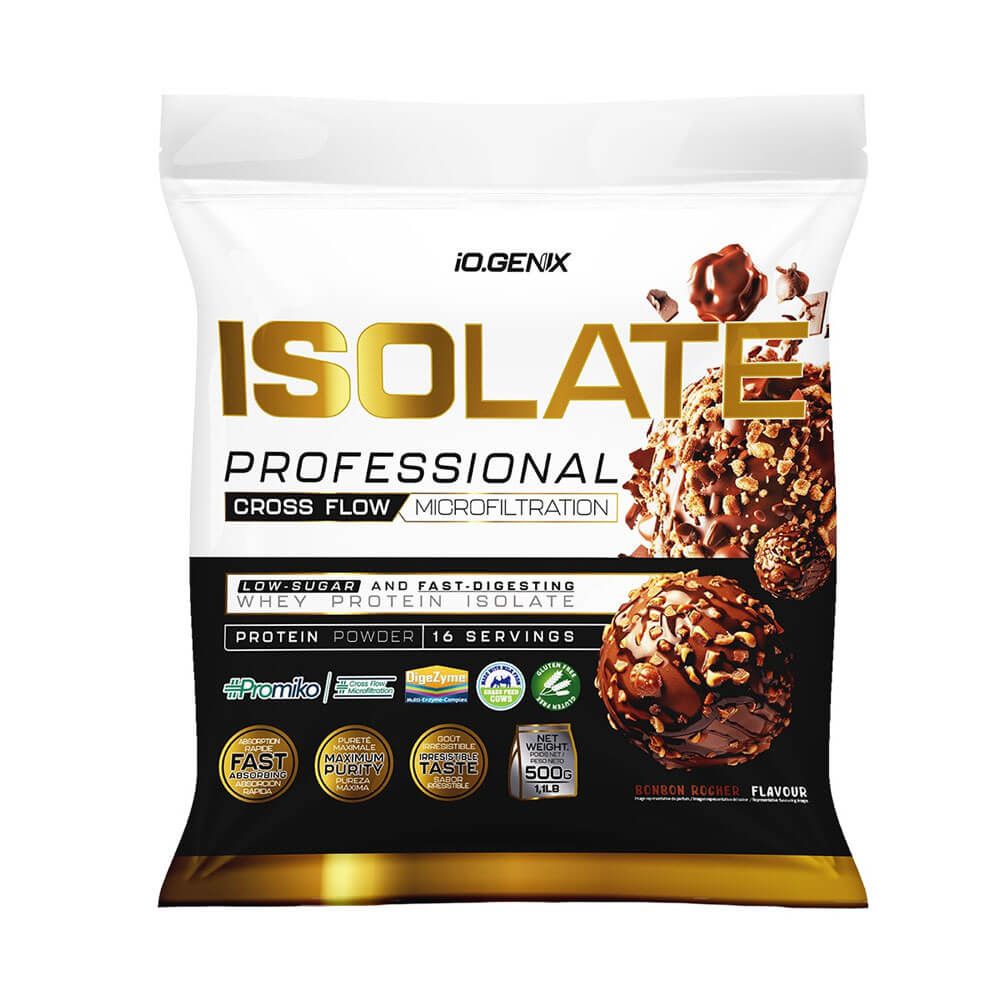 Isolate Profesional - 500g - Bombón Rocher - Proteína De Aislado De Suero Isolate - Io.genix_0