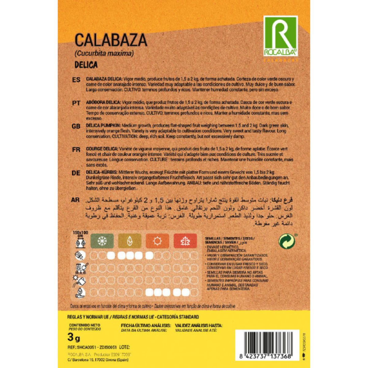 Semillas de Calabaza delica