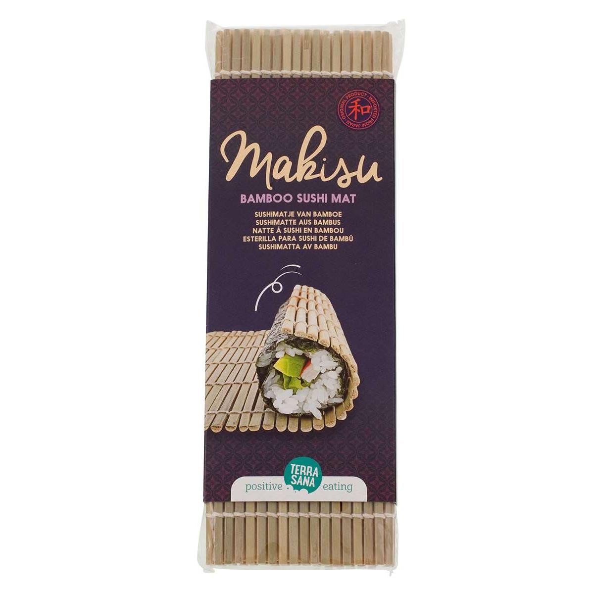 Esterilla de bambú para sushi Terrasana, 1 und