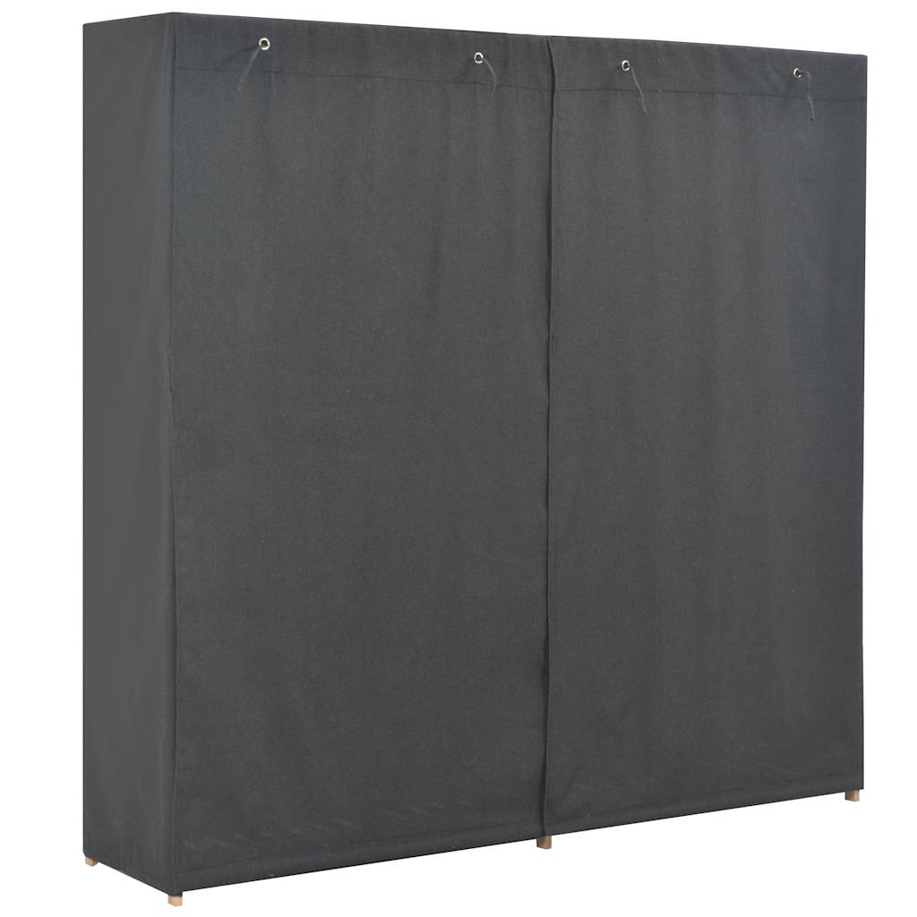 Armario De Tela Gris 200x40x170 Cm_2