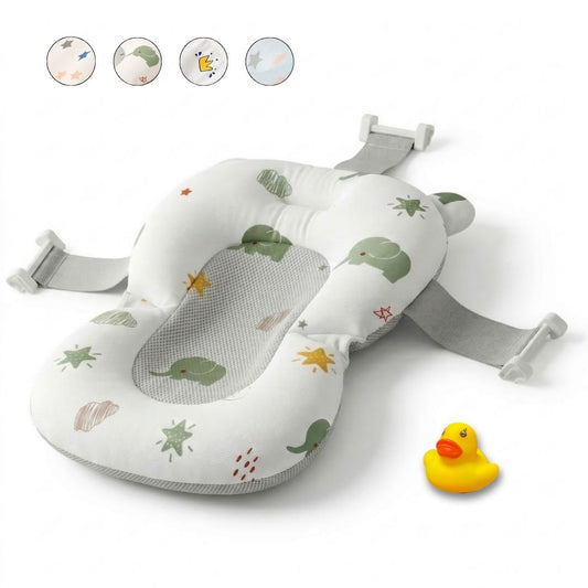Cojín De Baño Antideslizante Con Estampado De Elefantes Para Bebés, Cómodo Y Seguro Bathby_0