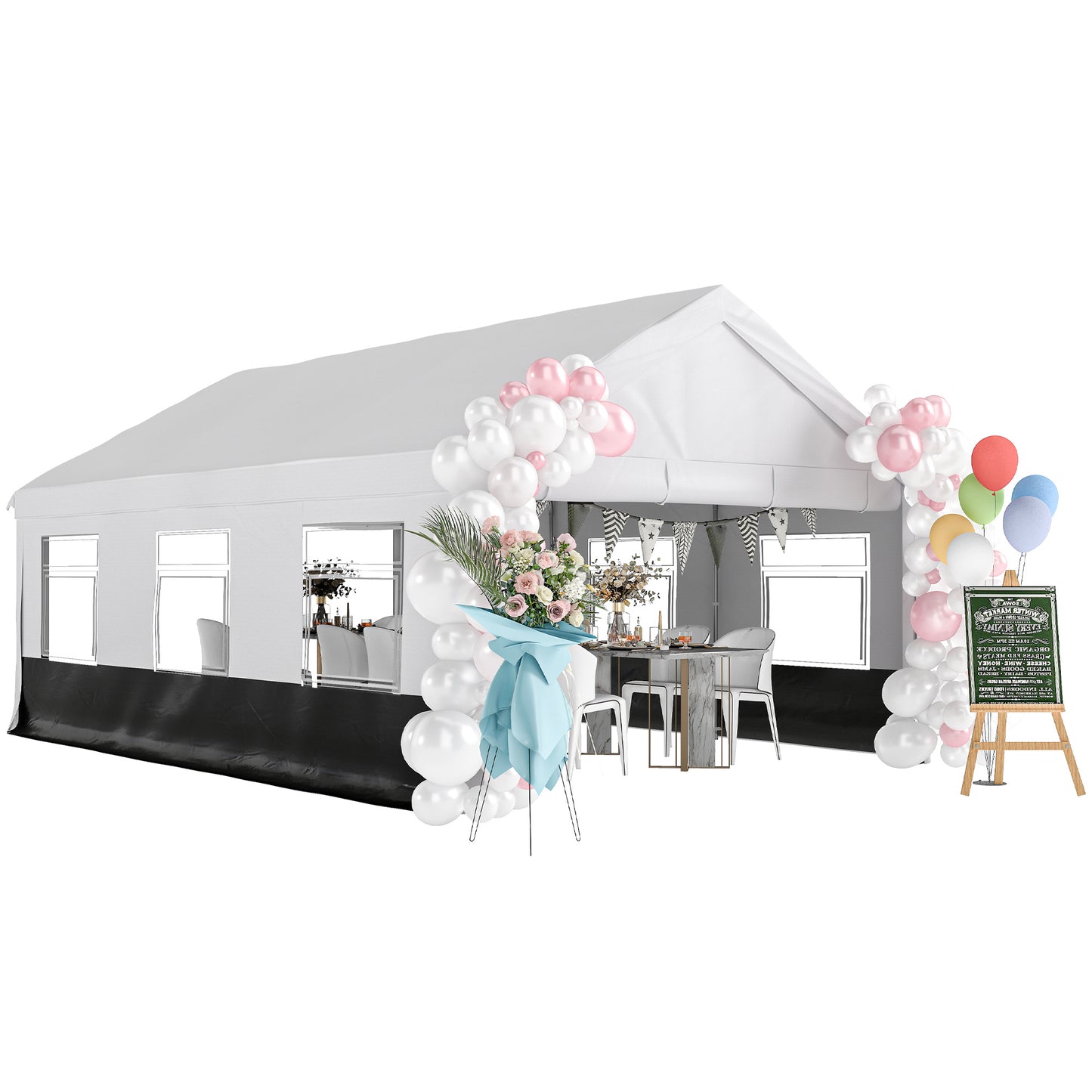Outsunny Carpa Para Fiesta 4x6 M_0