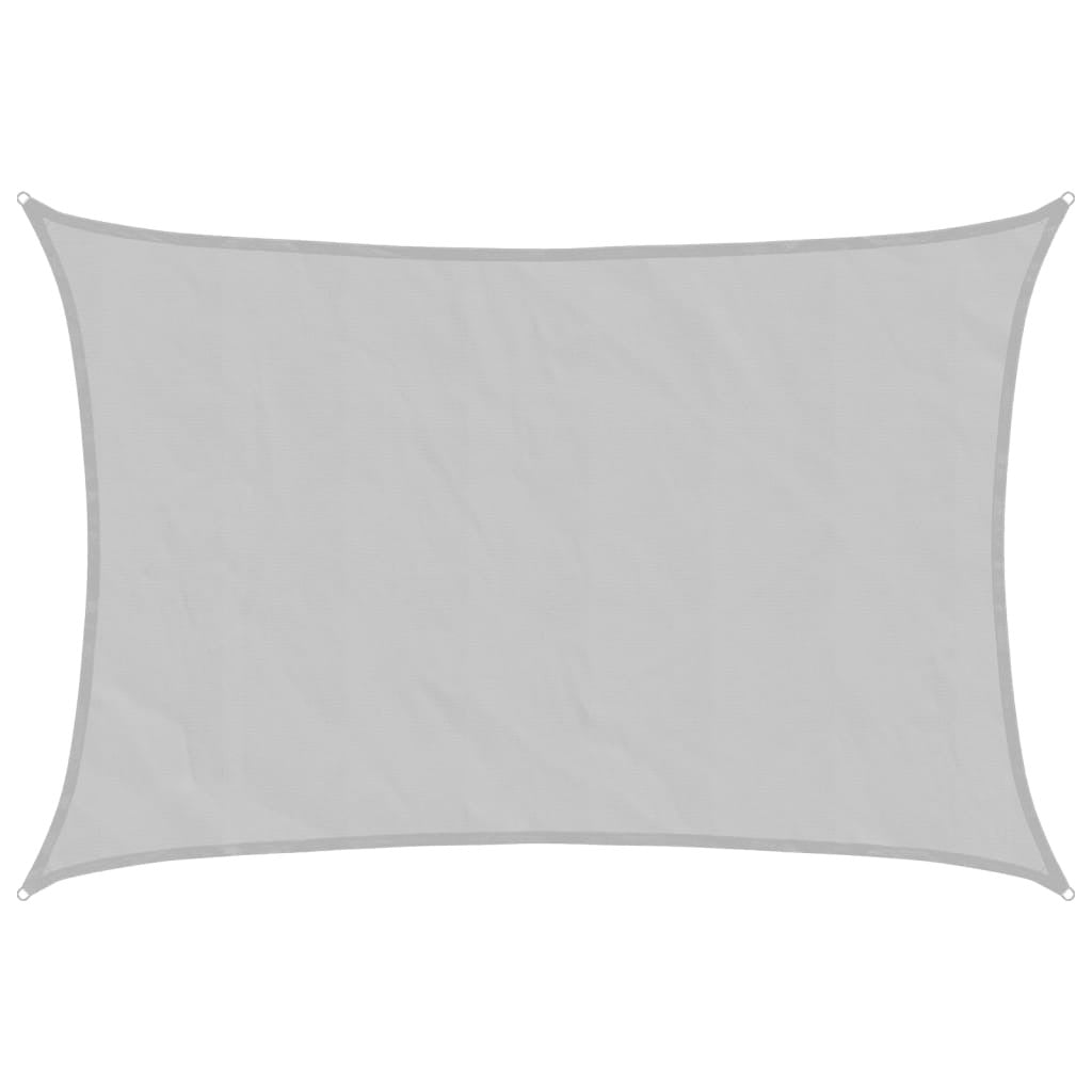 Vidaxl Toldo De Vela Poliéster Oxford 100% Gris Claro 4x2,5 M_0