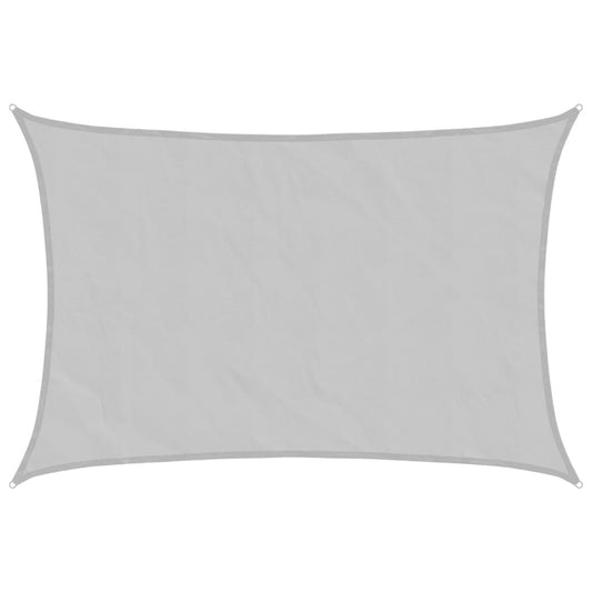 Vidaxl Toldo De Vela Poliéster Oxford 100% Gris Claro 4x2,5 M_0