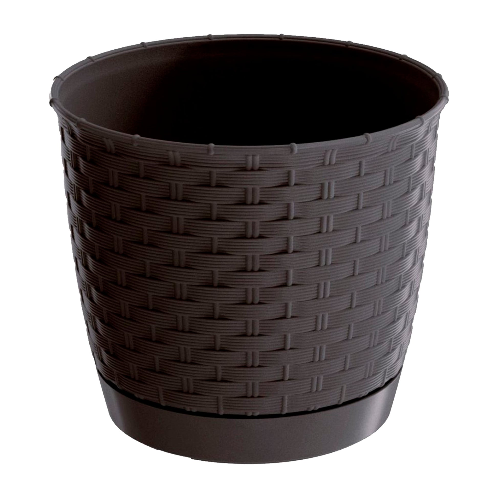 Maceta Ratolla Round 2,8l., Dimensiones (mm) 190x190x165, Color Ocre Oscuro_0