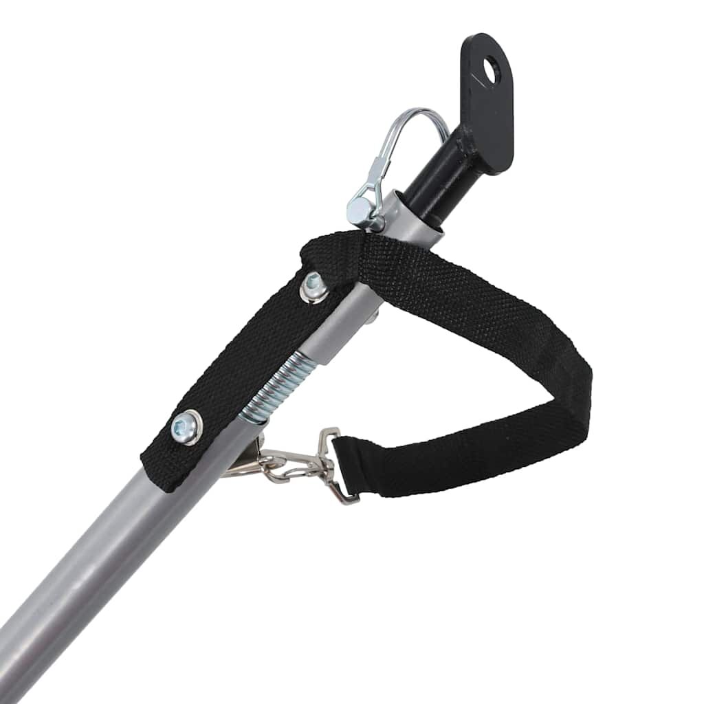 Vidaxl Remolque De Bicicleta Para Mascotas Naranja Y Gris_4
