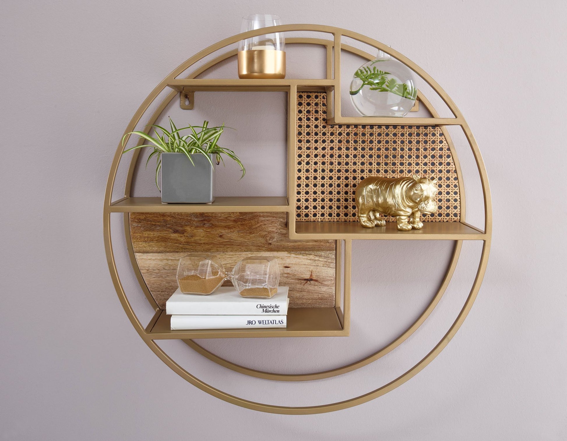 Estante De Pared Rattan 62x62x17 Cm_4