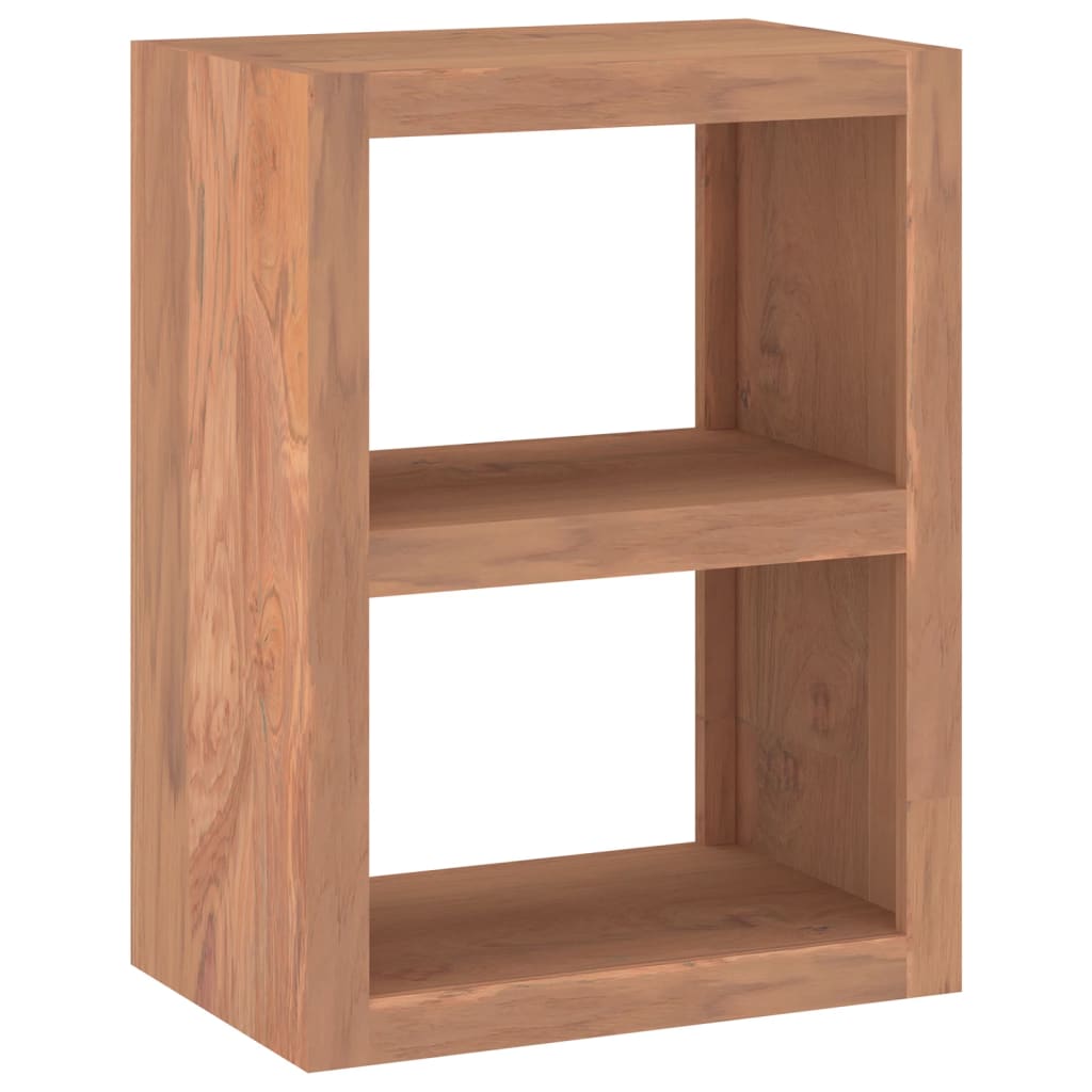 Mesa Auxiliar De Madera Maciza De Teca 45x30x60 Cm_0