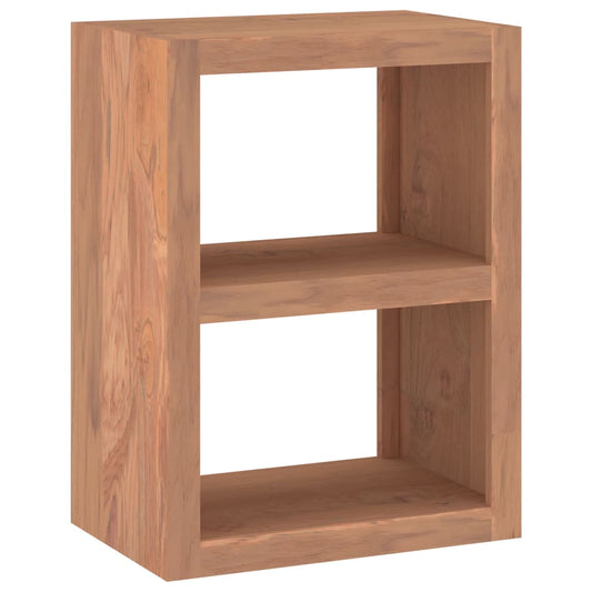 Mesa Auxiliar De Madera Maciza De Teca 45x30x60 Cm_0
