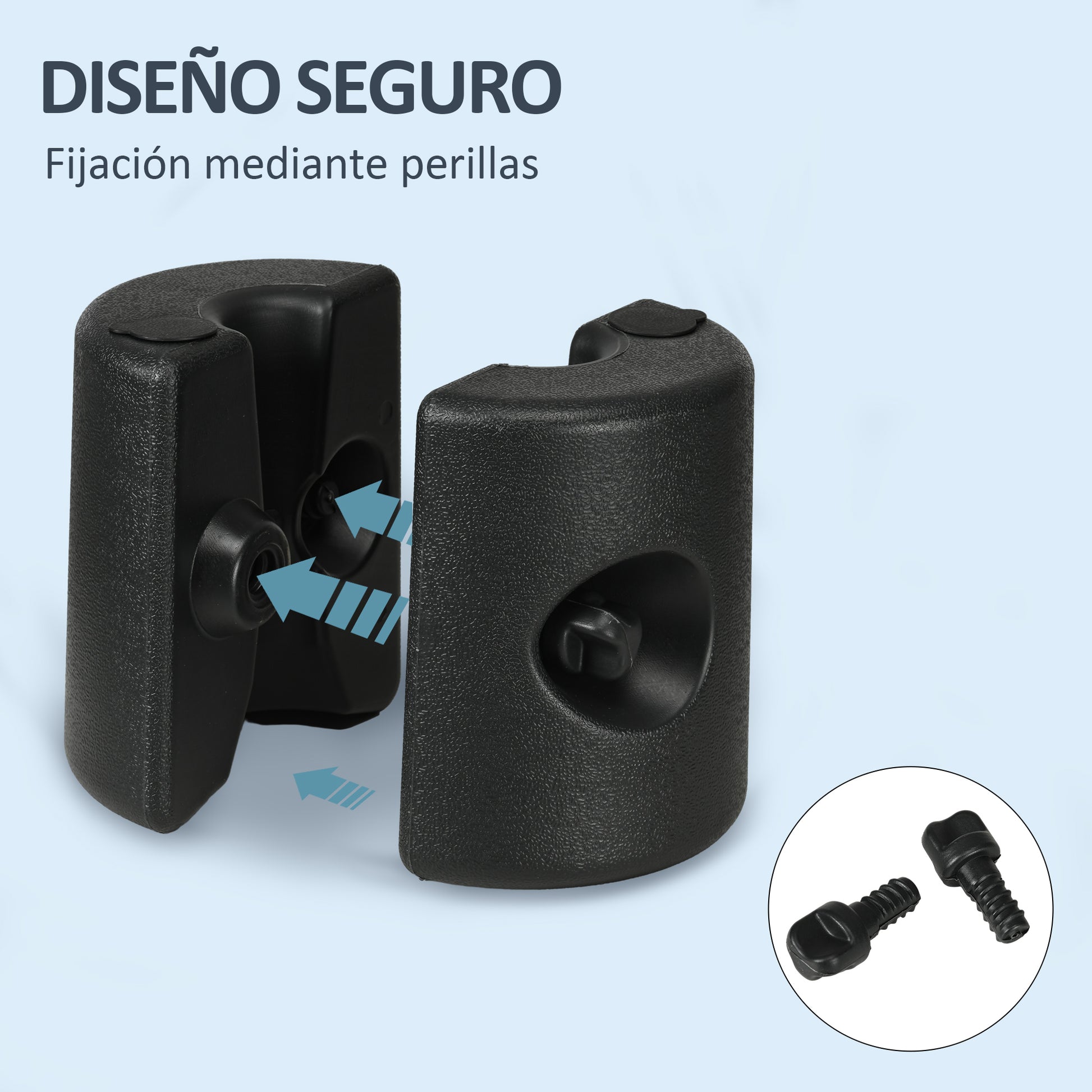 Outsunny 4 Pesos Para Carpas Rellenables De Agua 8,7 Kg O Arena 12 Kg_5