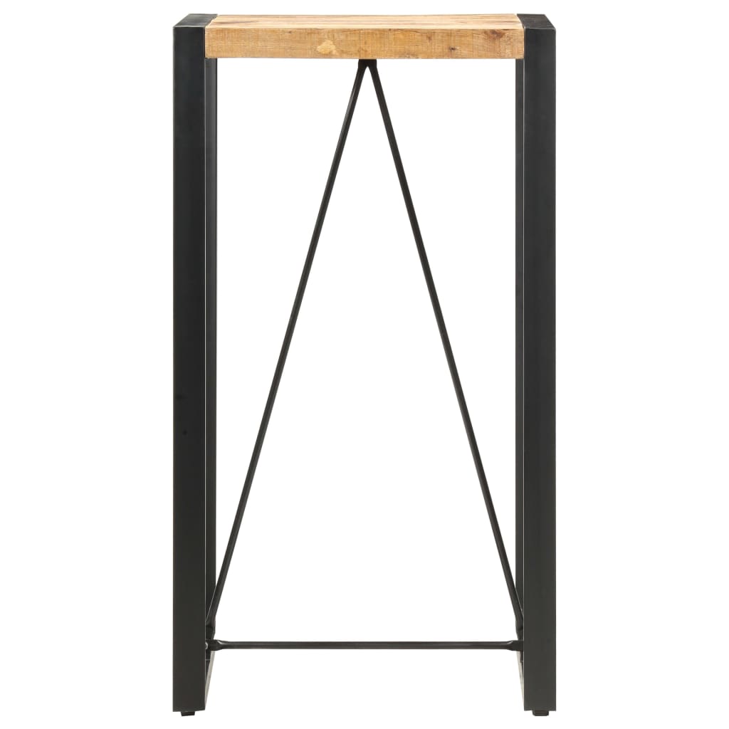 Mesa Alta De Cocina De Madera Maciza De Mango 60x60x110 Cm_0