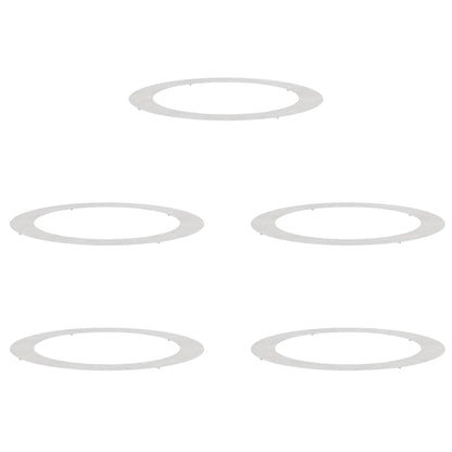 Adecuado Para Anillos De Árbol Plano 5 Pcs Plateado Ø90 / 120 Cm_0