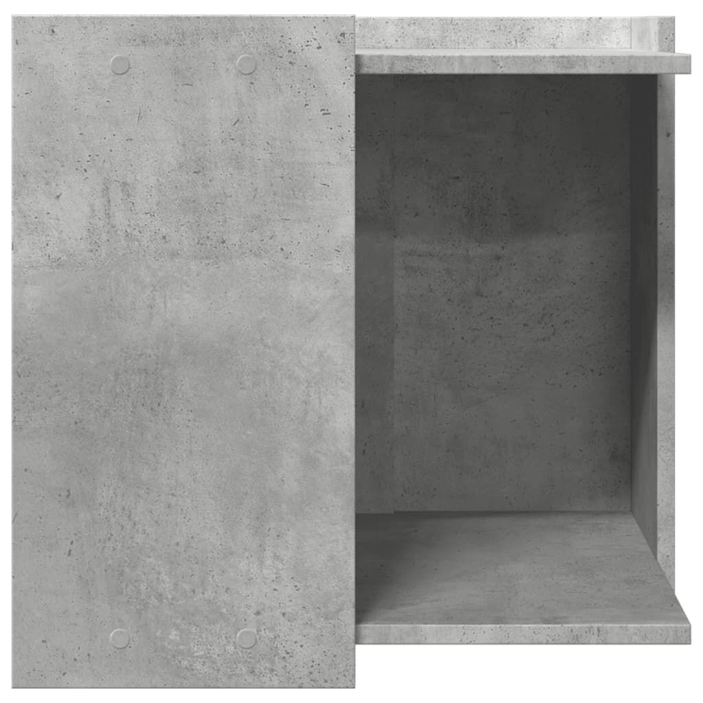 Vidaxl Mueble Arenero De Gatos Madera Gris Hormigón 53x53x51 Cm_4